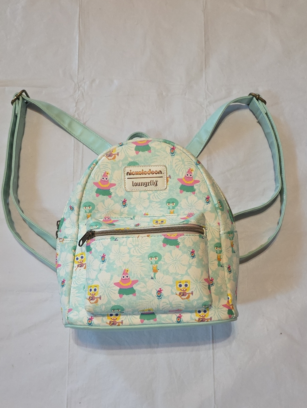 Loungefly Nickelodeon Spongebob Squarepants Tropical Friends Mini Backpack